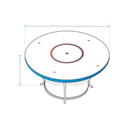round fire pit covers design 3