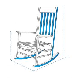 Custom Rocking Chair Covers - Design 3