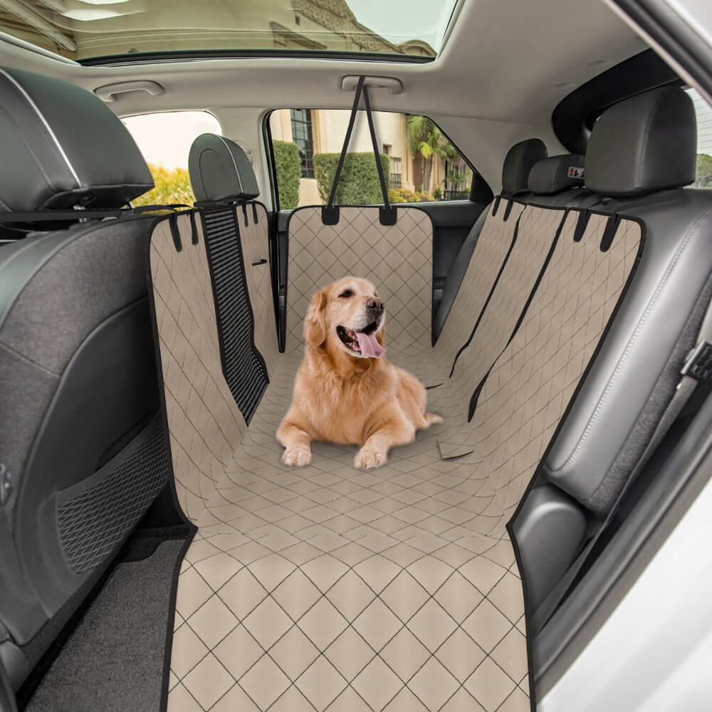Dog Car Rear Seat Cover with Hammock