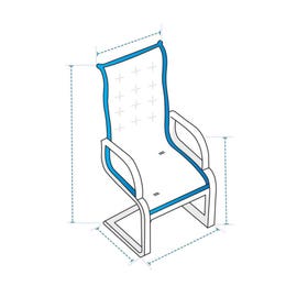 product photo of Sling Action Chair Custom Covers