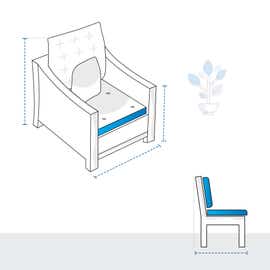 product photo of Outdoor Patio Club Chair Custom Covers