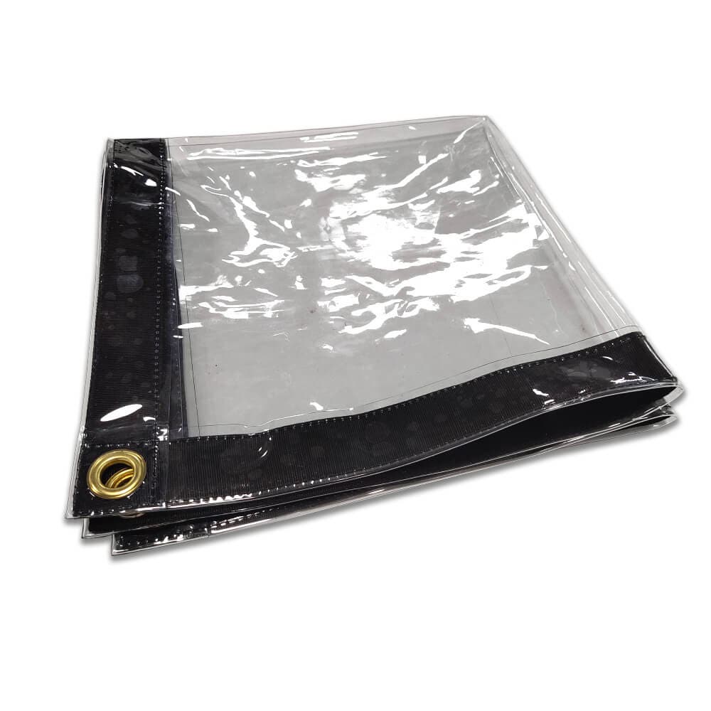Clear Vinyl Tarp, 20mil, Size: 5' x 15'