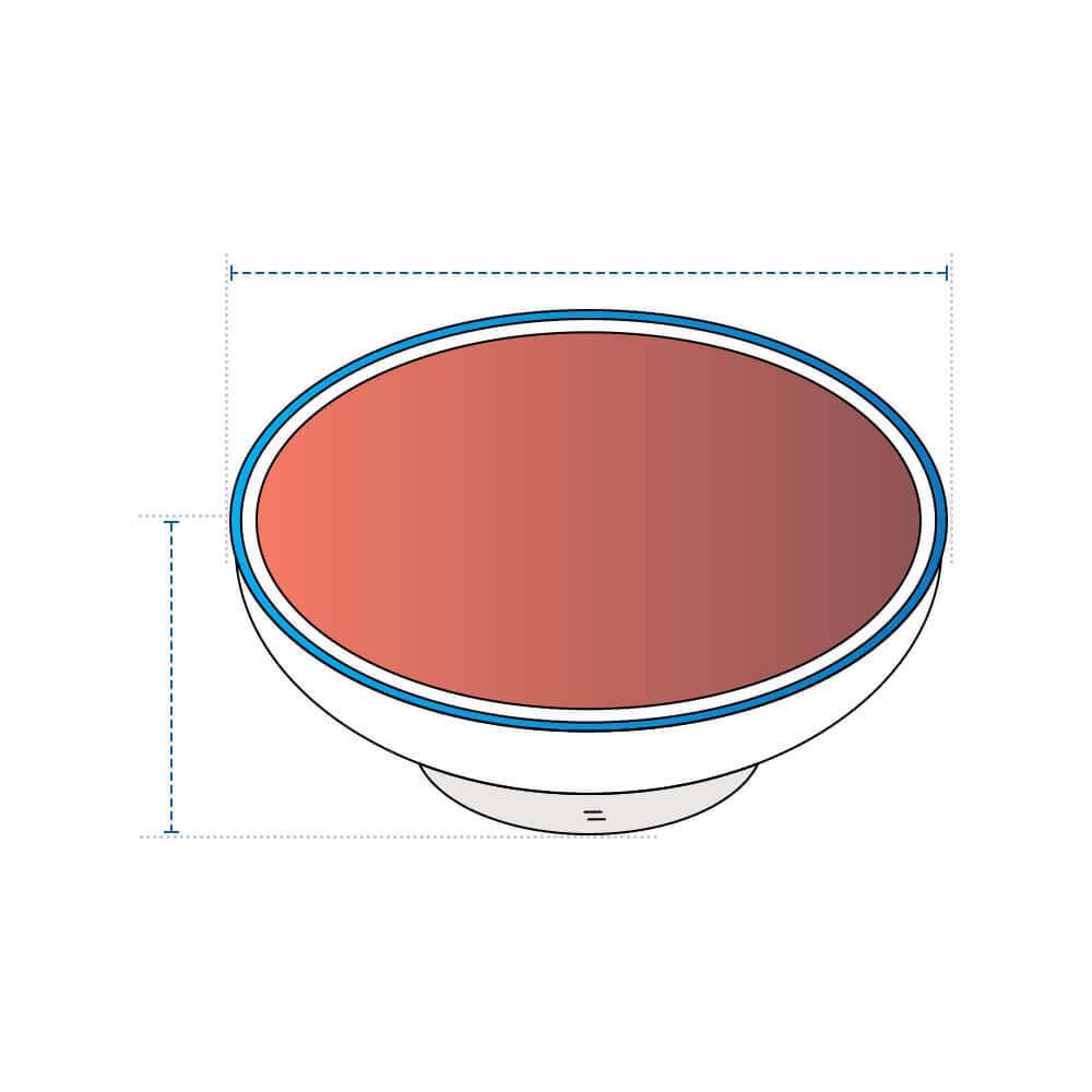 "Sleek Modern Fire Bowl Custom Covers"