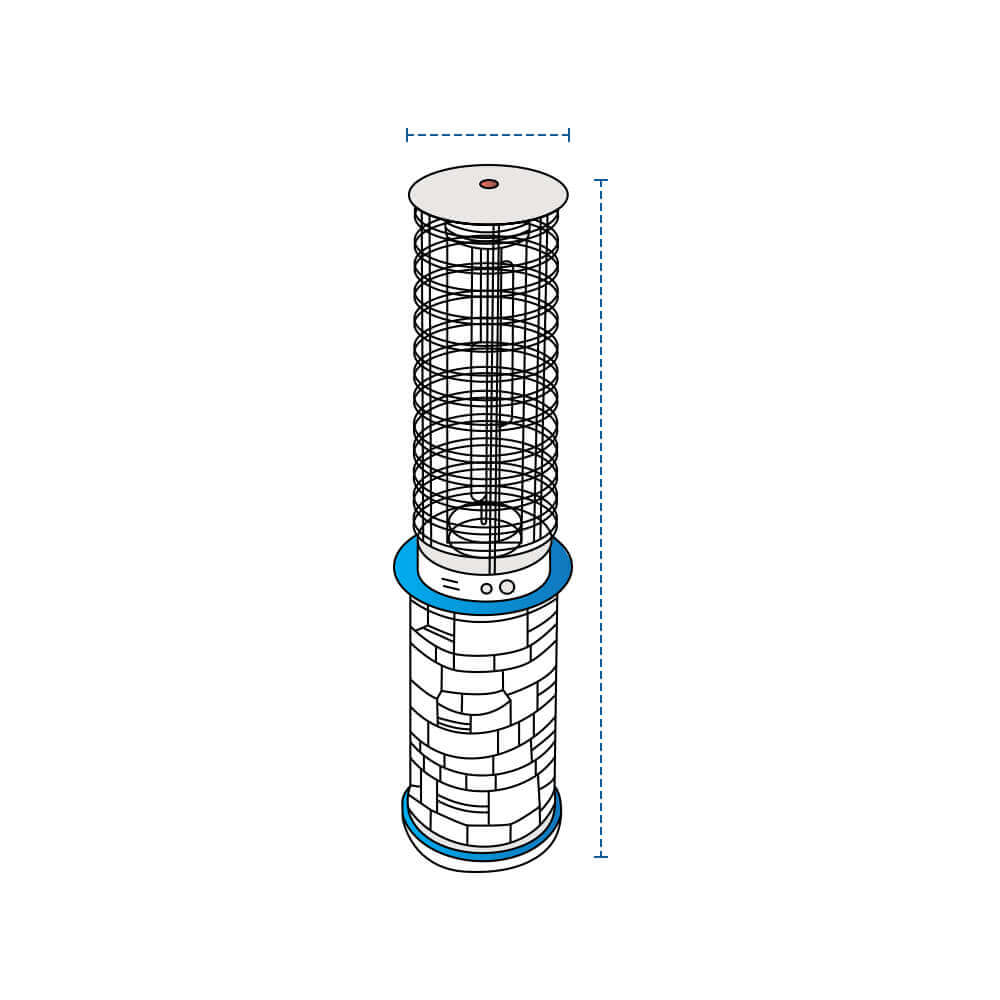 Fire Column Custom Covers