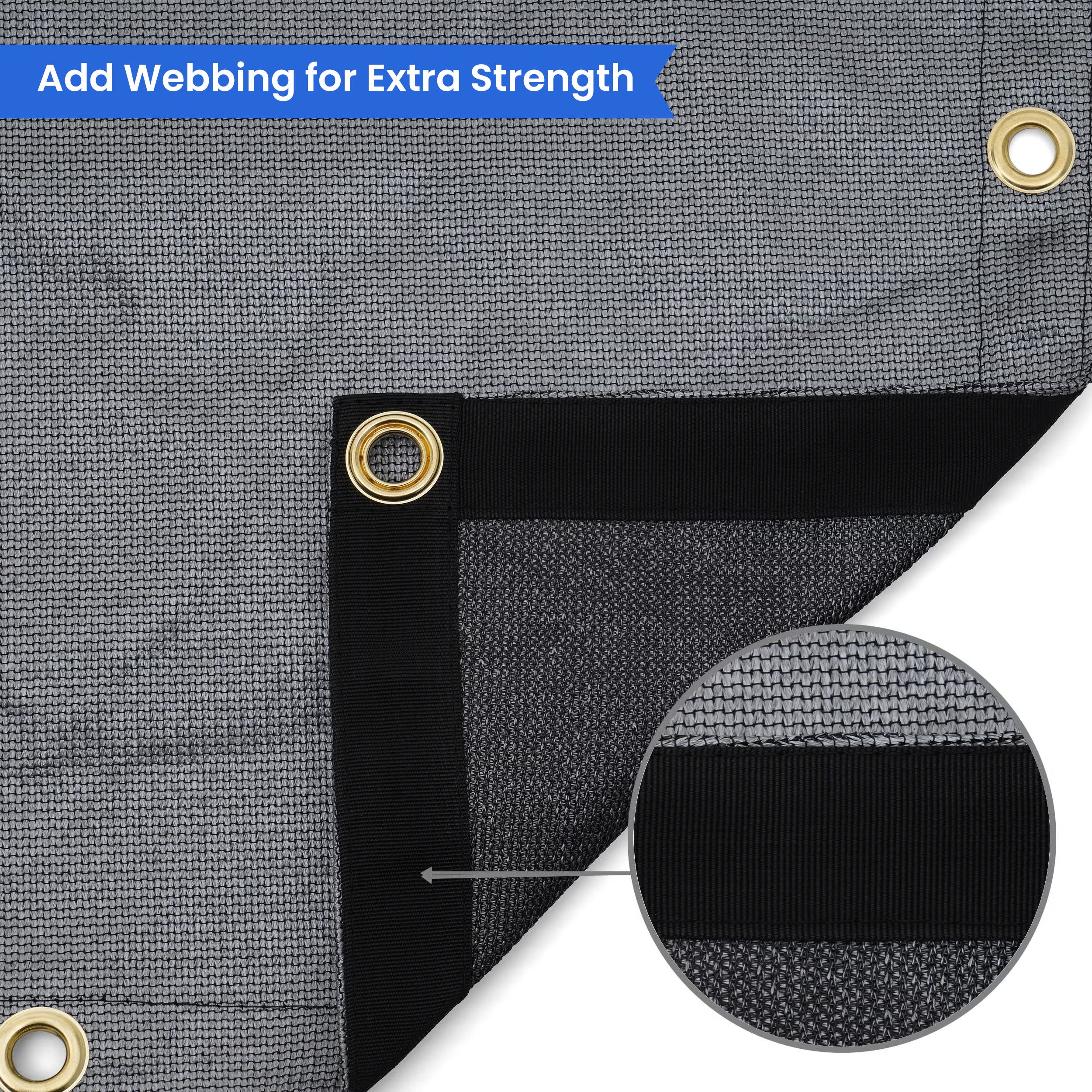 95% Shade Knitted Mesh Tarps | Covers & All CA