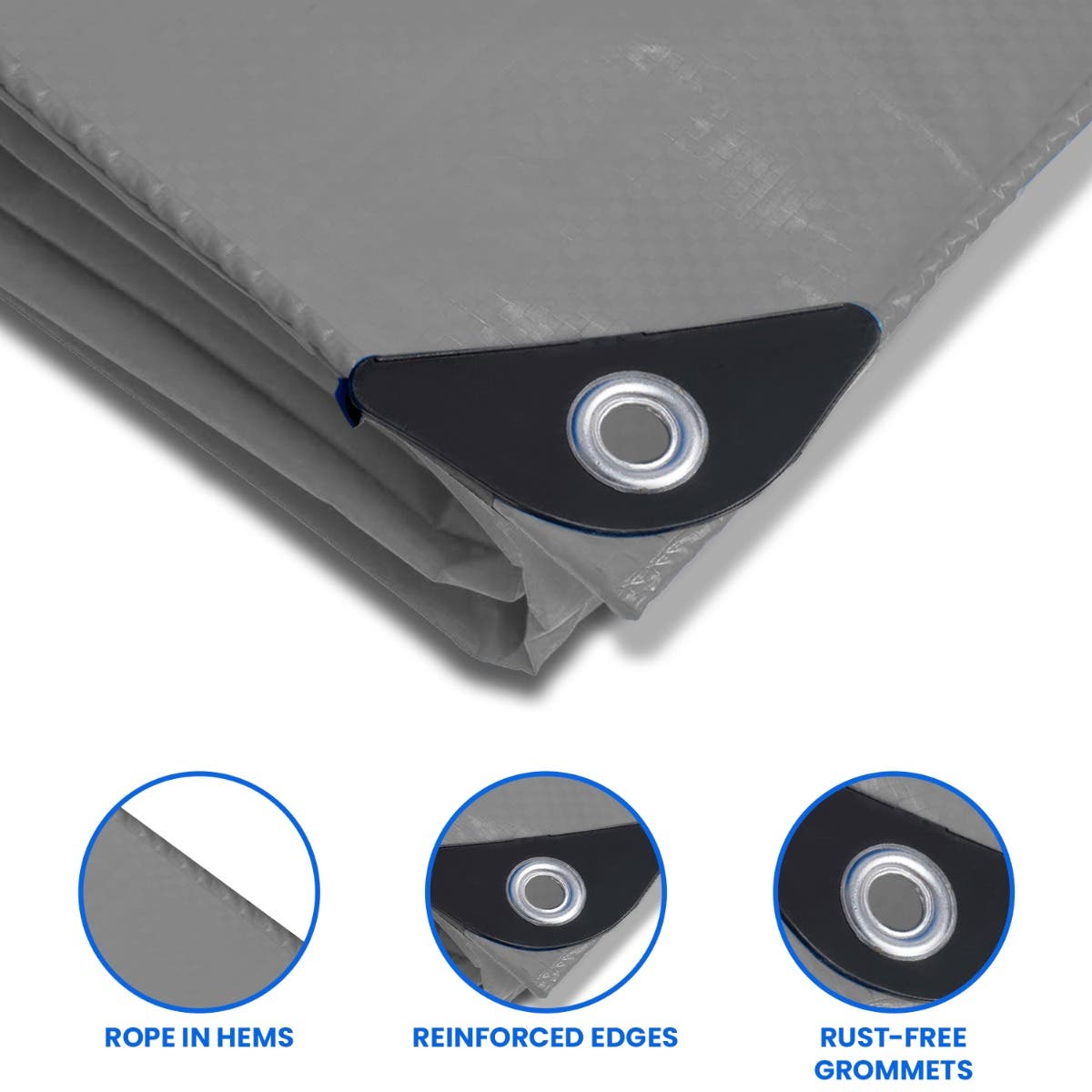 Buy 6' x 8' Medium Duty Poly Tarps & Get 20% Off | Covers & All Canada
