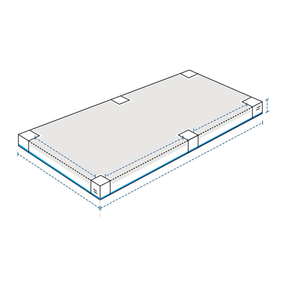 Mesh Custom Sandbox Covers - With 6 Pole Cut-Out