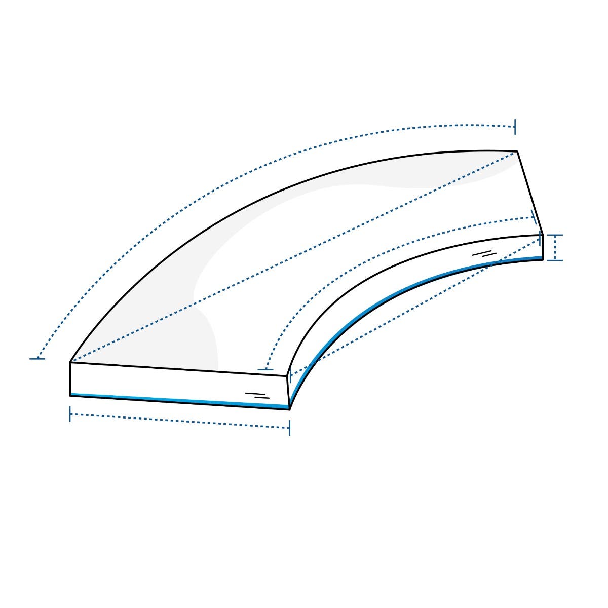 Curved Boat Cushion