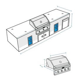 product photo of Outdoor Island Kitchen Covers