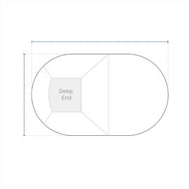 product photo of Oval Pool Cover - No Steps