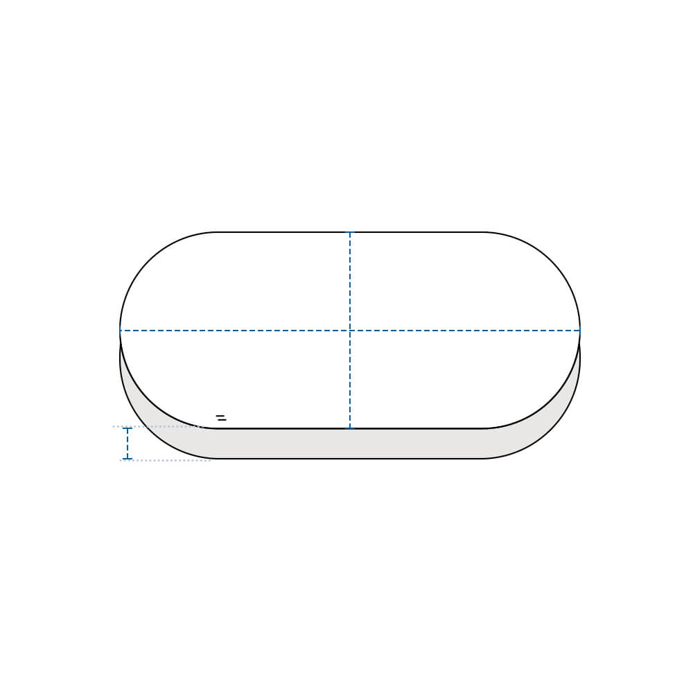 Oval Tufted Cushion - Product image