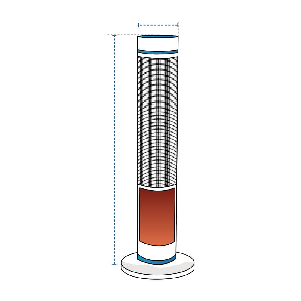 Outdoor Column Patio Heater Custom Covers