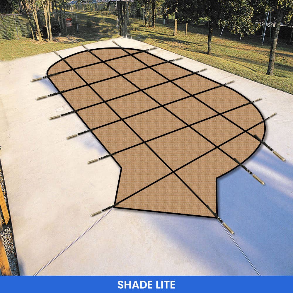 Left/Right Steps Oval Pool Cover at Best Price | Covers & All CA