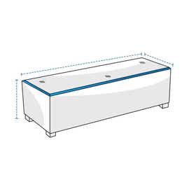 product photo of Custom Rectangle Ottoman Covers