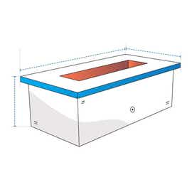product photo of Rectangular Fire Pit Custom Covers