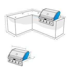 product photo of L-shaped Island Kitchen Covers - Right