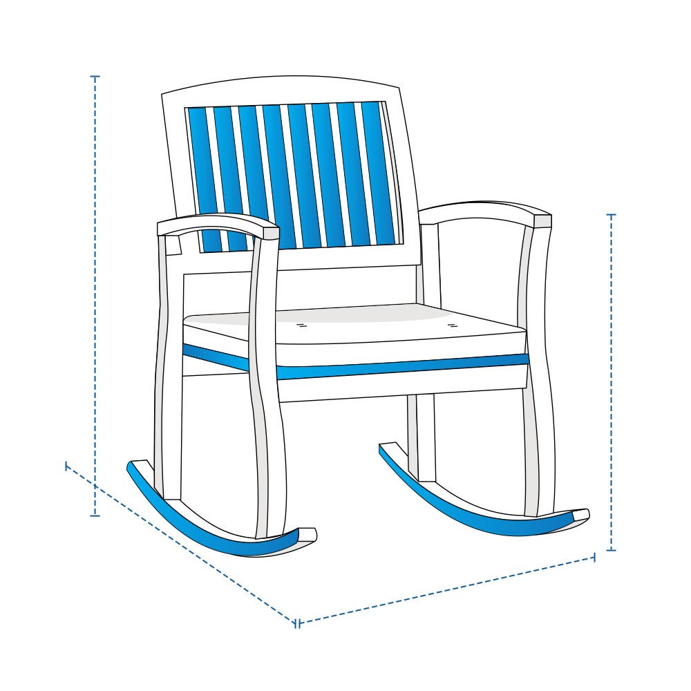 Outdoor Patio Rocking Chair Custom Covers
