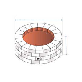product photo of Round Stone Fire Pit Custom Covers