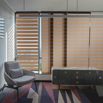 Slope Blackout Zebra Shades