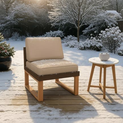 Bolster Straight Back Cushion Cover