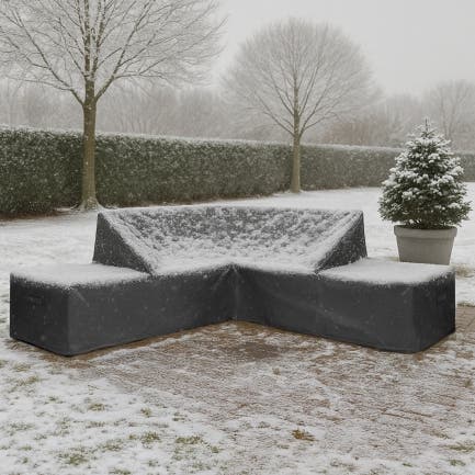 L Shape Couch Custom Covers - Design 9