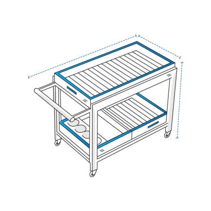 Outdoor Serving Cart Custom Covers