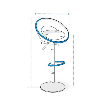 Swivel Bar Stool Custom Covers