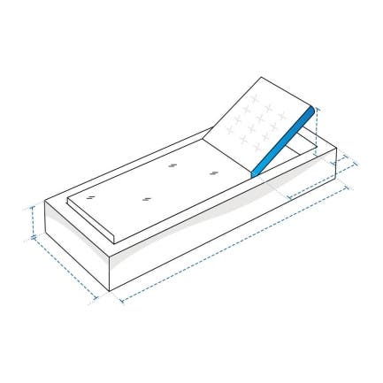 Adjustable Chaise Lounge Custom Covers