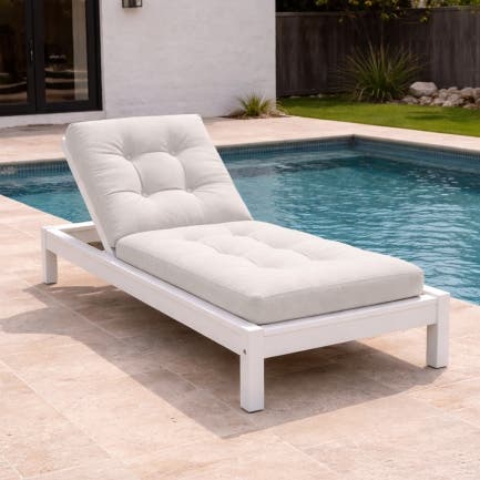 Chaise Lounge Tufted Cushion (Single Break)