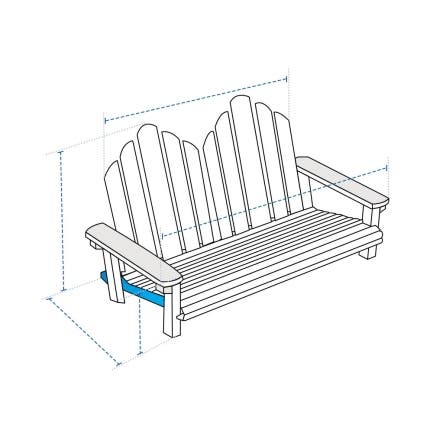 Adirondack Settee Custom Covers