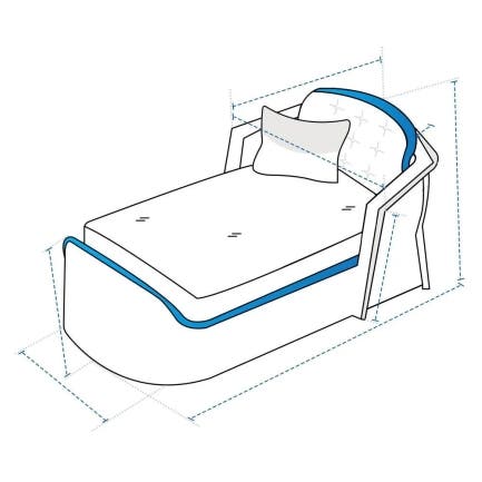 Modern Outdoor Patio Daybed Lounge Custom Covers