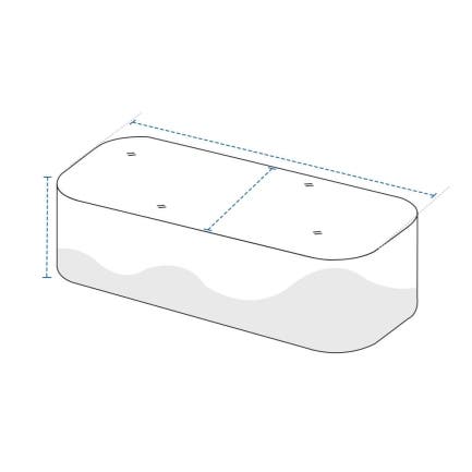 Rectangular Outdoor Custom Covers with Round Edges