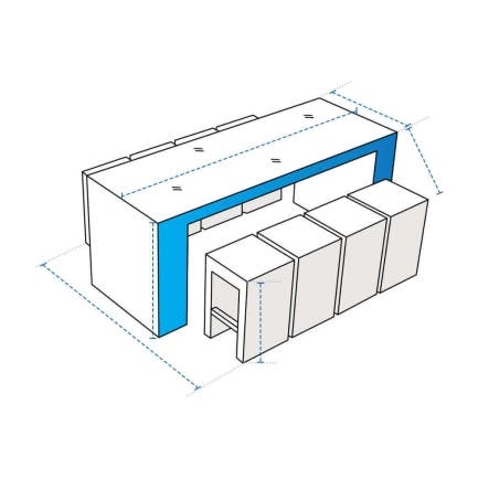 Bar Table and Stools Custom Covers