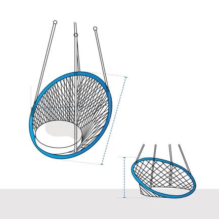 Hanging Nest Chair Custom Covers