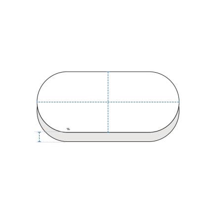 Oval Boat Cushion