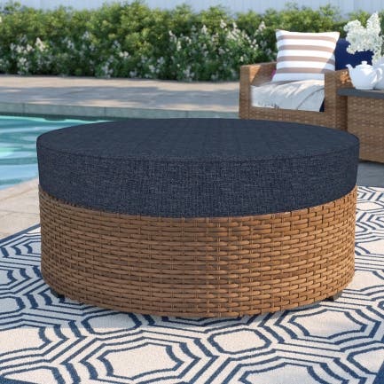 Ottoman Cushion Cover - Round