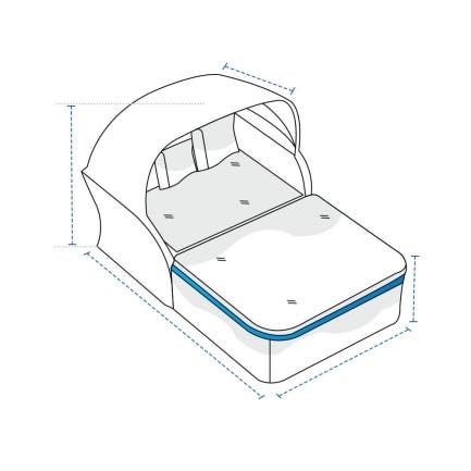 Outdoor Canopied Daybed Custom Covers