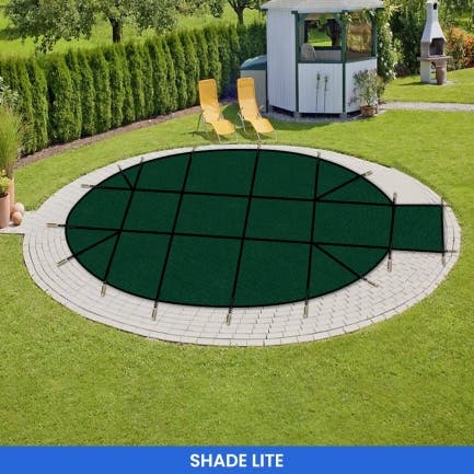 Round Pool Cover - Center Steps