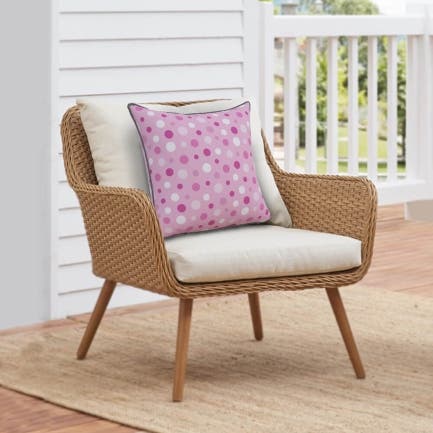 Polka Dot Throw Pillow