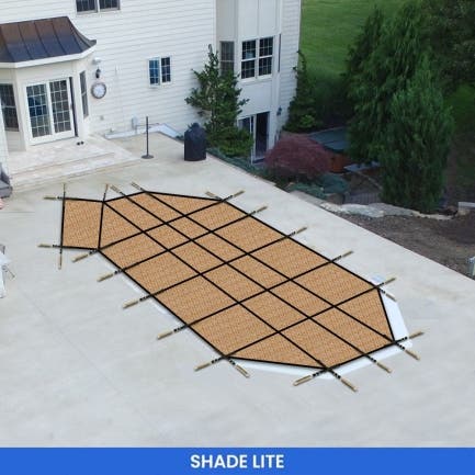 Grecian Pool Cover - Left/Right Corner Steps