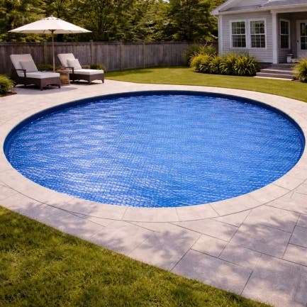 Round Solar Pool Cover