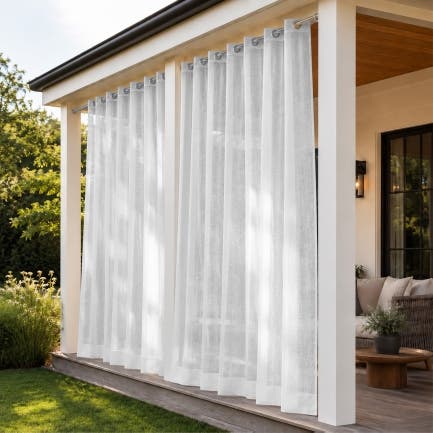 Sheer Outdoor Curtains