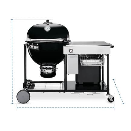BBQ Cover for Weber Summit Charcoal Grilling Center 24"