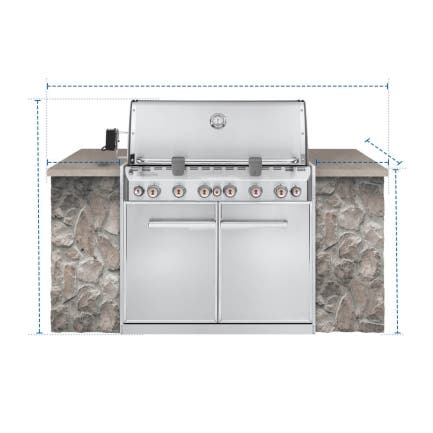 BBQ Cover for Weber Summit S-660 Built-In Gas BBQ