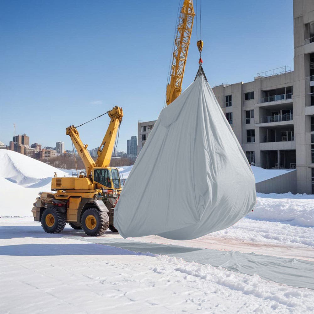 Snow Tarps for Construction Use | Covers & All CA