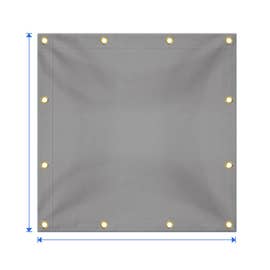 product photo of Heavy Duty Custom Tarps - Rectangle/Square