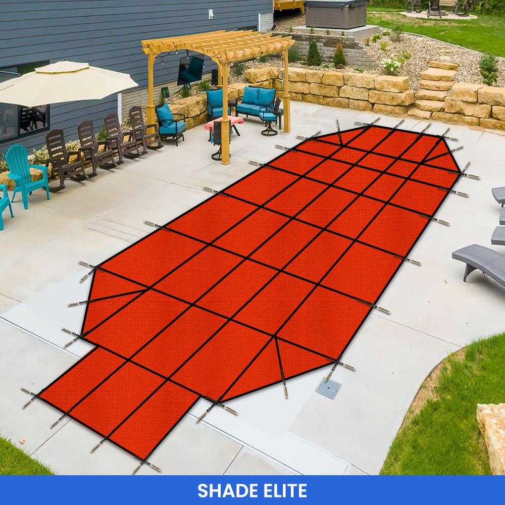 Center Steps Grecian Pool Cover at Best Price | Covers & All CA