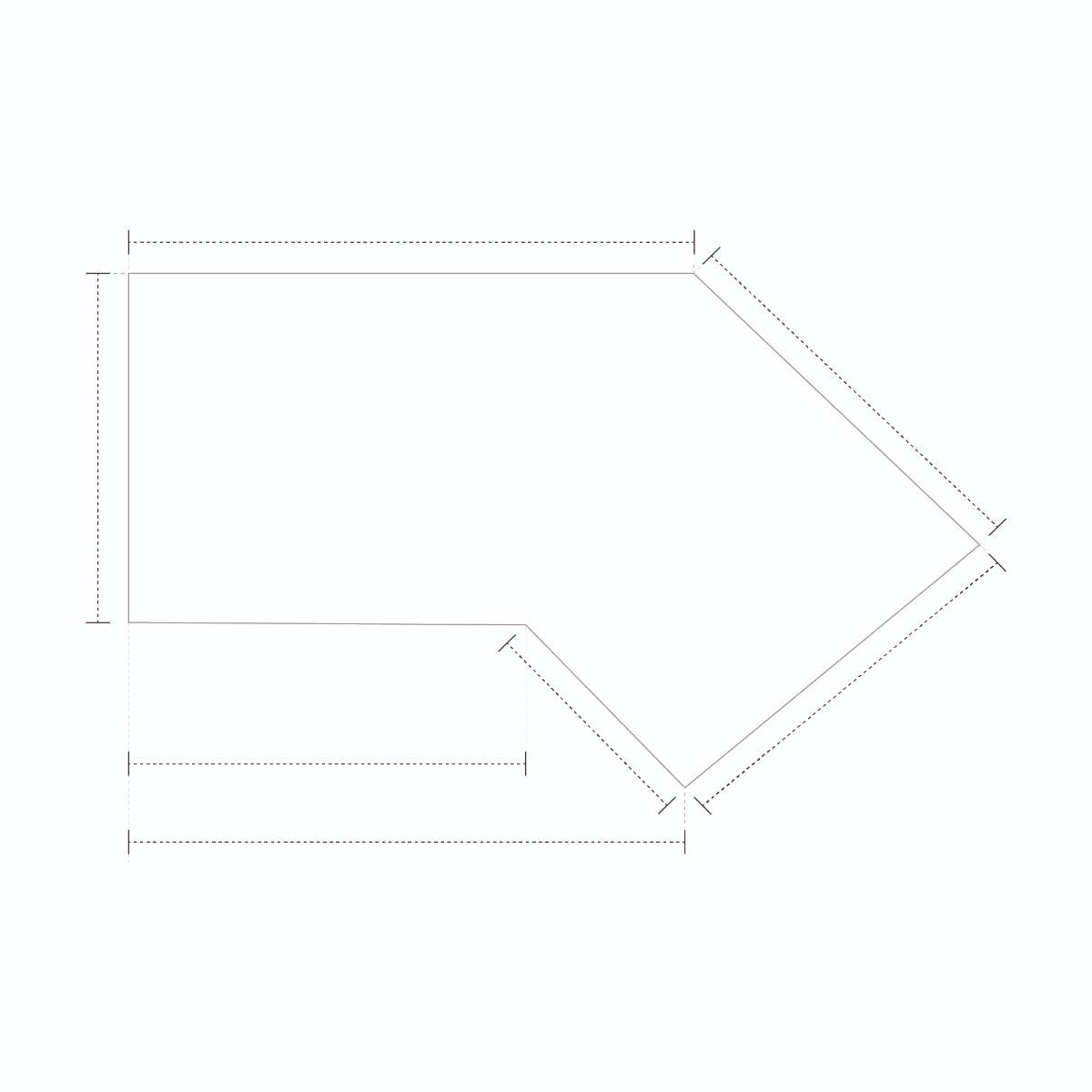 Lazy L-Shaped Pool Covers - Left