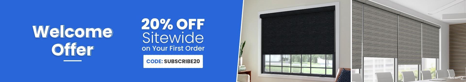 Solar Shades Welcome Offer