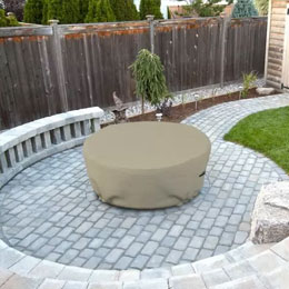 Round Fire Pit Covers - Design 2